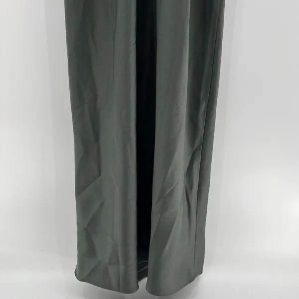 BHLDN Size 14‎ Freya Satin Charmeuse Maxi Slip Dress Moss Green Bridesmaid NWT - Image 8