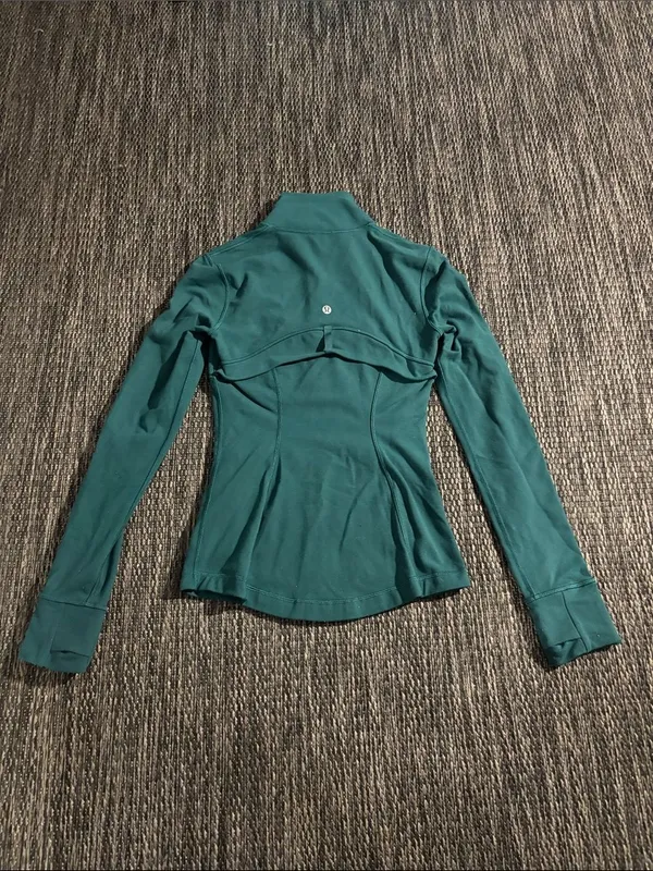 Lululemon Define Jacket *Luon Compressive Bodycon Storm Teal Size 2 - Image 2