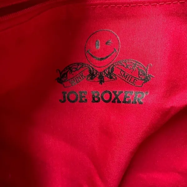 Joe Boxer red blue apples stars teacher shoulder bag patriotic tote school VTG - Image 9