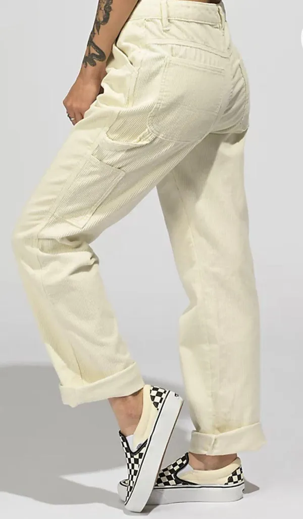 Dickies Cream Corduroy Carpenter Pants - Image 3