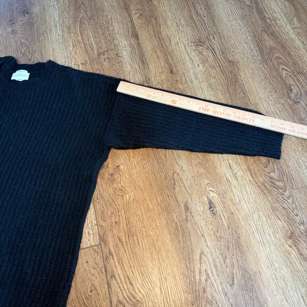 Ralph Lauren Denim &‎ Supply Black Knit Wool Alpaca Mohair Sweater Womens Large - Image 5