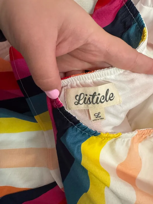 Listicle Romper Striped - Image 3