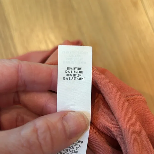 Aerie Leggings Real Me High Rise 7/8 Coral Size Large - Image 6