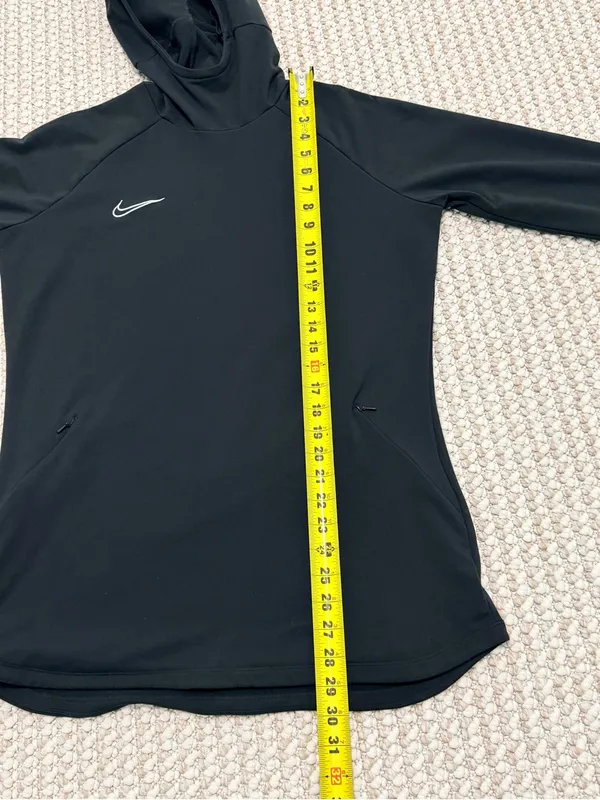 Nike Women's Dri-FIT Academy Hoodie size Large black - Image 7