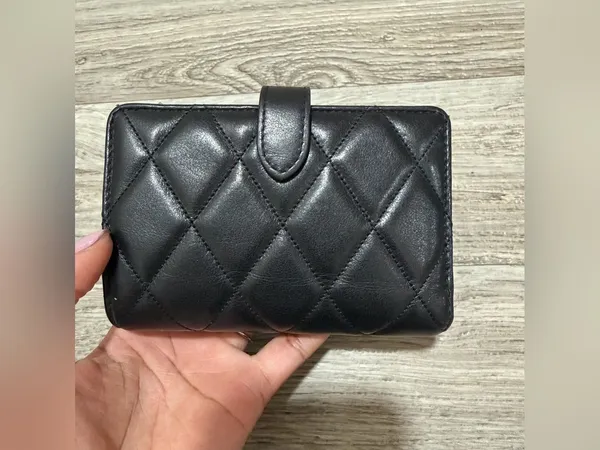 Kate Spade Black Quilted Medium Bifold Wallet - Image 5