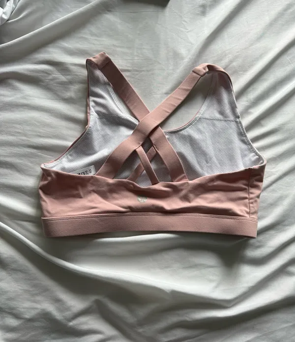 Pink Sports Bra Size M - Image 4