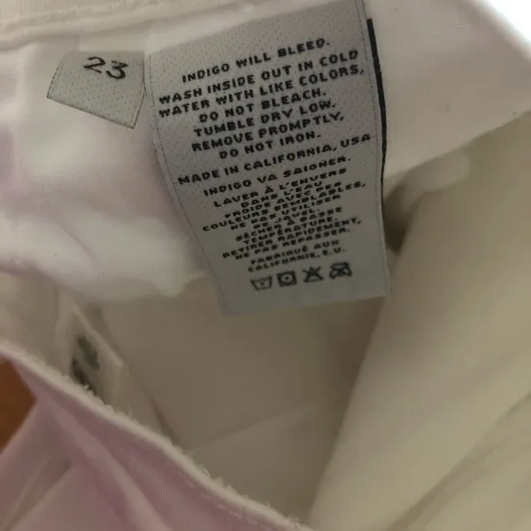 JBrand White jeans size 23 - Image 3