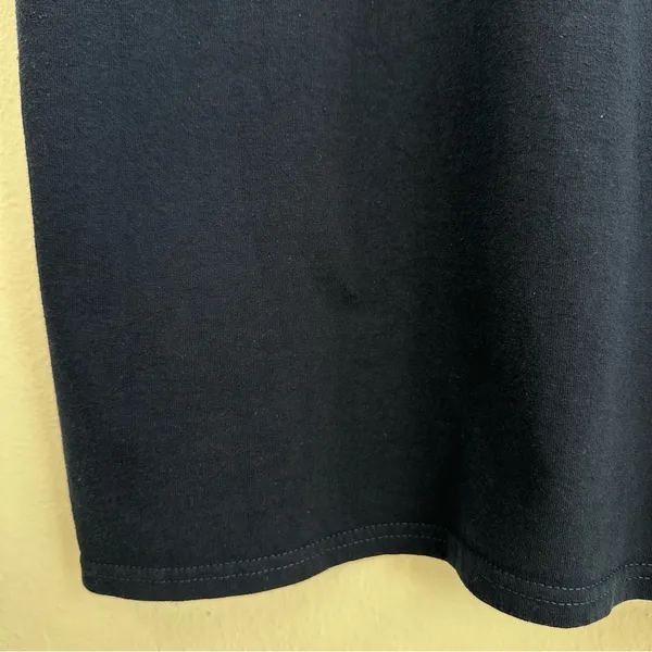Fullerton College Navy Off the Shoulder T-Shirt - Image 6