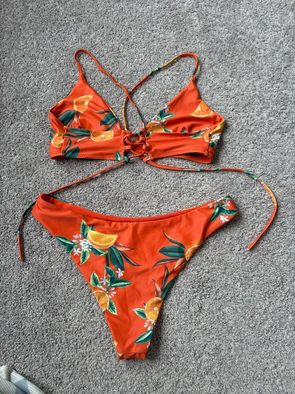 Oranges Bikini Set Orange - Image 2