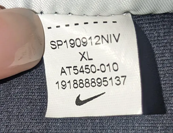 Nike Air Black Cropped Elastic Band Sports Athletic Tank - Image 7