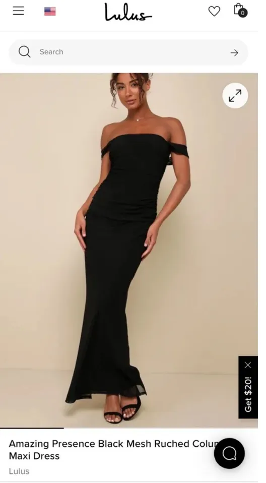 Lulus formal dress black - Image 2