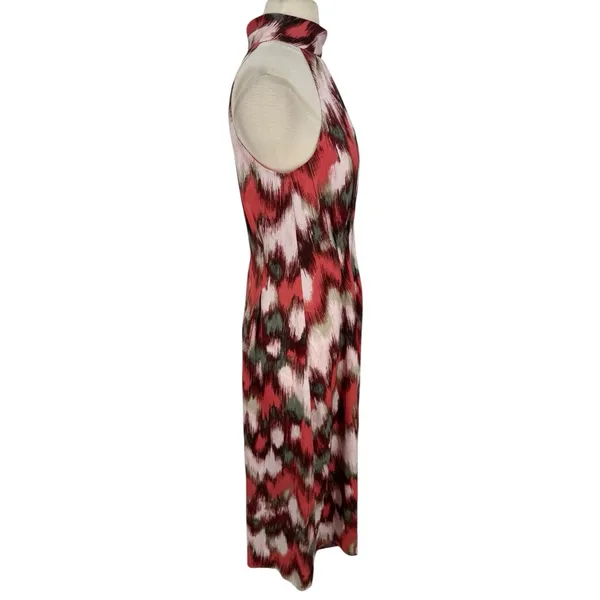 NWT Banana Republic Silky Twill Sleeveless Halter Midi Dress Size 6‎ Feminine - Image 7