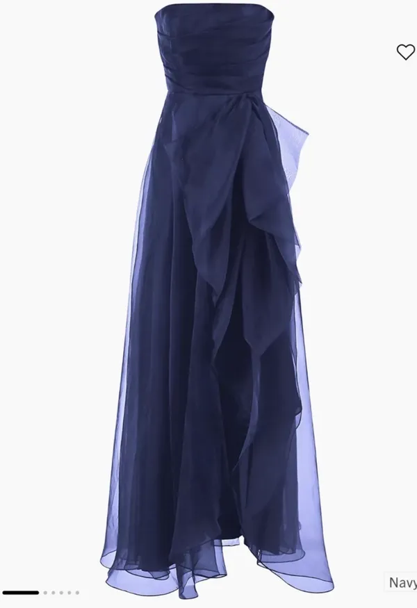 Theia Teresa draped tull gown - Image 2