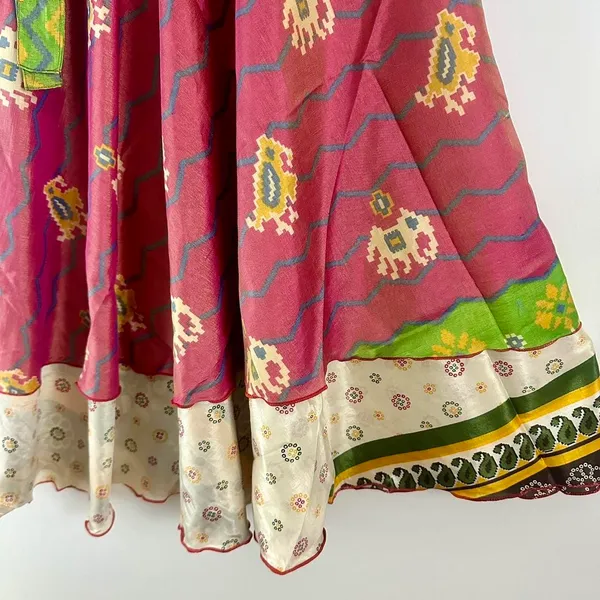 Boutique Reversible Maxi Wrap Skirt - Image 3