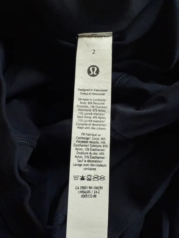 Lululemon Pleated Tennis Skirt Navy - Image 4