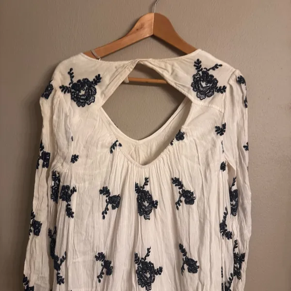 FREE PEOPLE‎ Embroidered Austin Mini Dress - Image 4