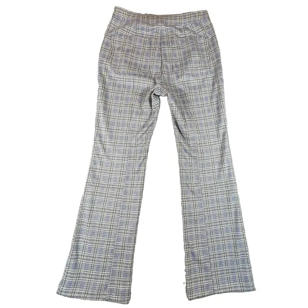 Anthropologie Plaid Trousers Pants Plaid Boot Cut Womens Medium Preppy Career - Image 2