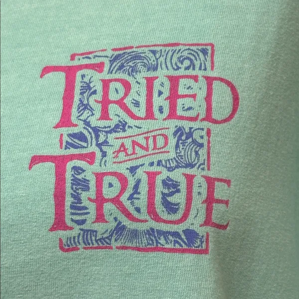 Comfort Colors “Tried and True” Lab Puppy Dog Aqua Short Sleeve T-Shirt size 2XL - Image 3