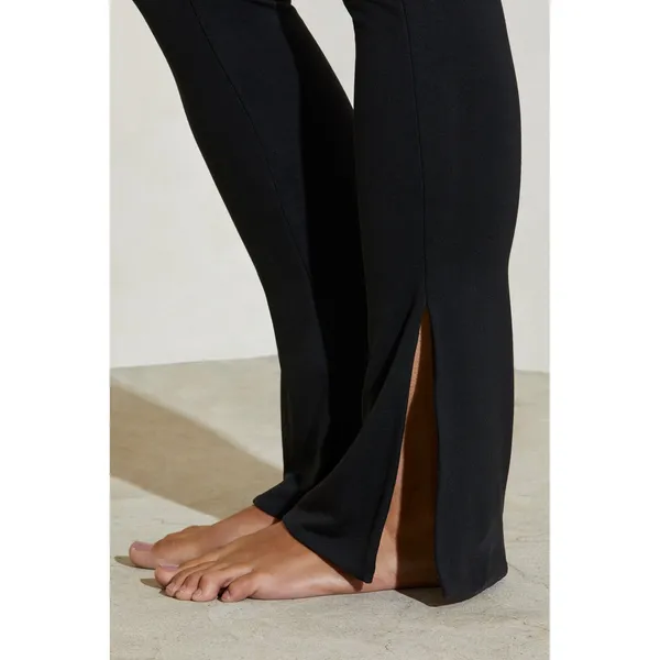 Oh Polly Erisen Modal Off-Shoulder Long-Sleeve Jumpsuit NWT Sz 12 Black‎ - Image 6