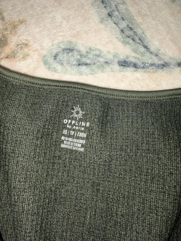 OFFLINE by Aerie Long Sleeve Cropped Top - Image 3
