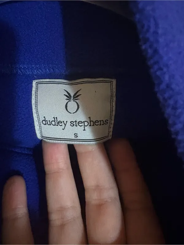 Tuckernuck Dudley Stephens Blue Fleece Turtleneck Sweater - Image 2