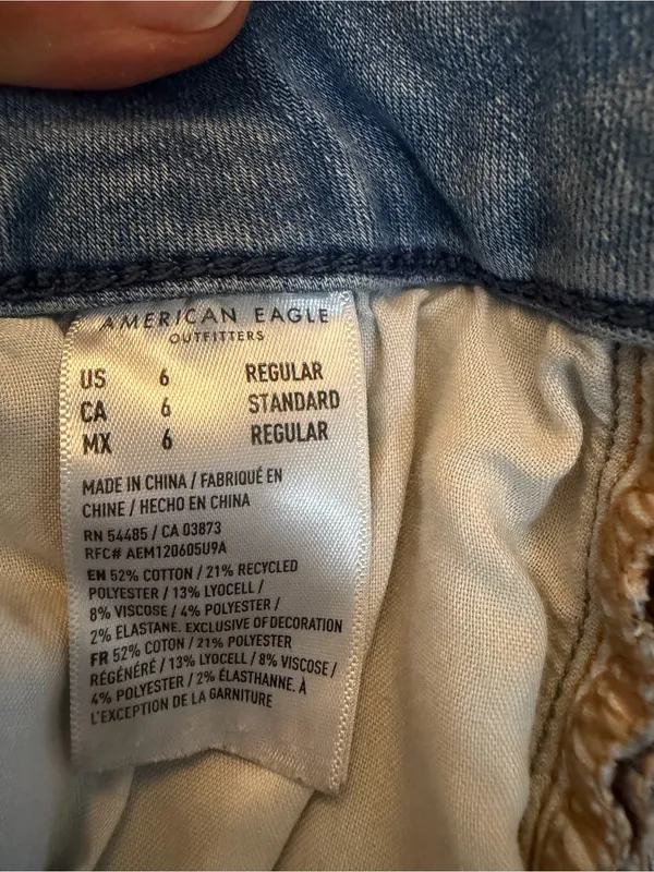 American Eagle Outfitters Medium Blue Skinny Jeans - Women's - Image 5
