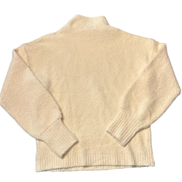 Women’s Marled White Sweater Size S Excellent PreOwned Condition - Image 2