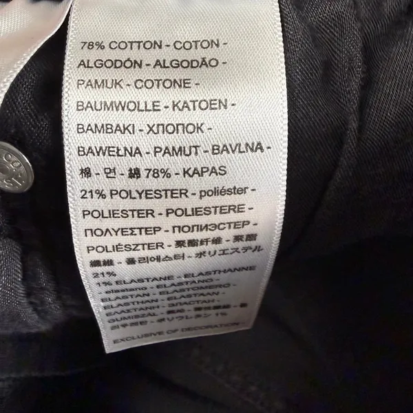Levi's 726 Flare Jeans Women Size 30" Faded Black High Rise Stretch Retro Boho - Image 4