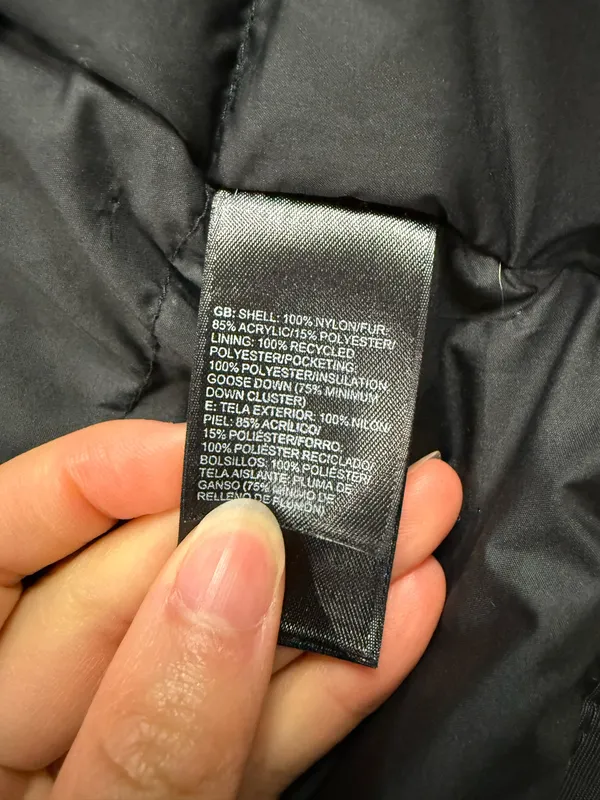 North Face Black Goose Down Arctic Hyvent Jacket - Image 16