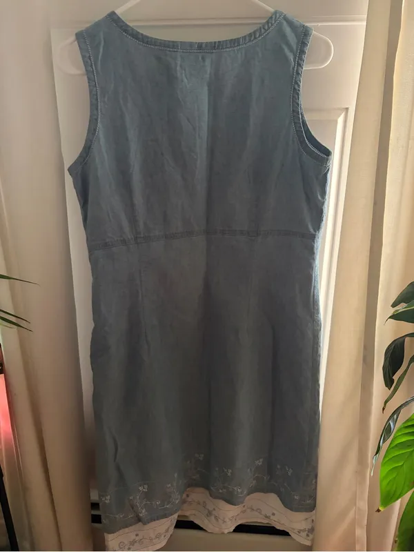 Liz Claiborne Petite Blue Dress Size 12 P - Image 2