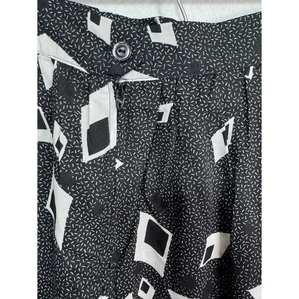 Greenwich Square Skirt Geometric Abstract Print Women's 9/10 Vintage Boho USA - Image 8