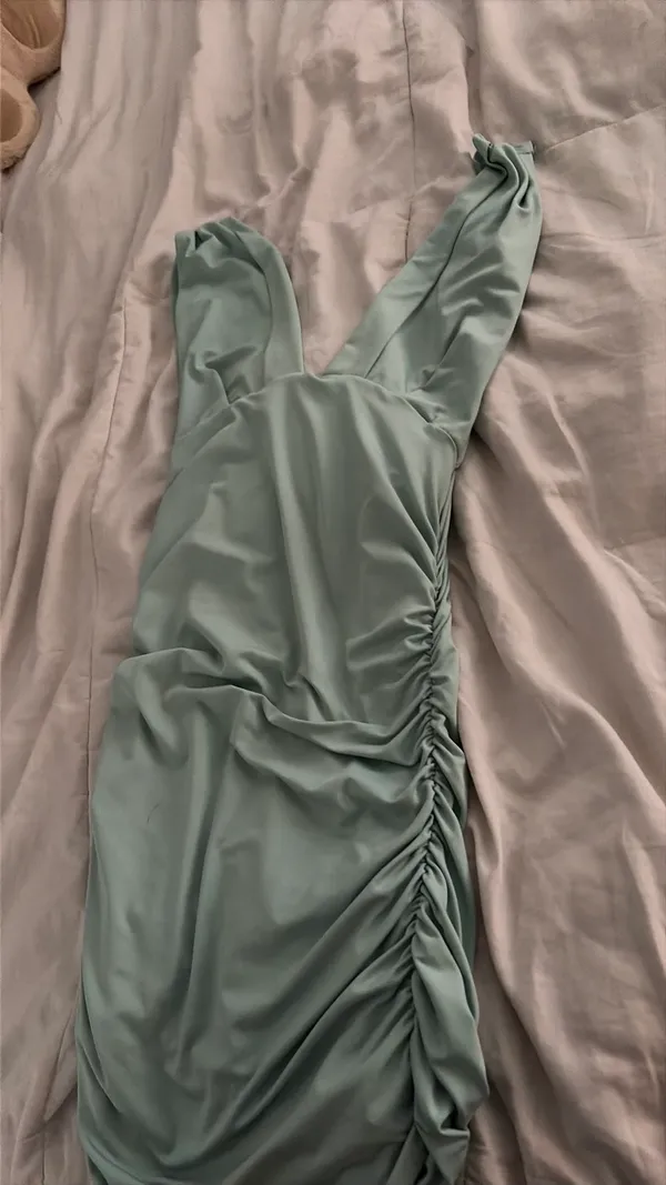 Blush Mark Teal Dress - Image 3