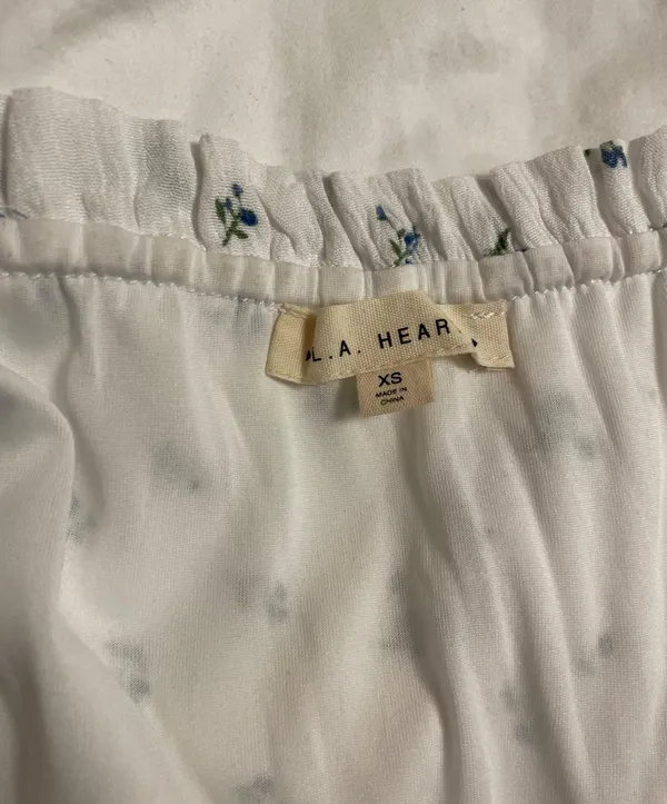 PacSun LA Hearts White Floral Mini Dress - Image 3