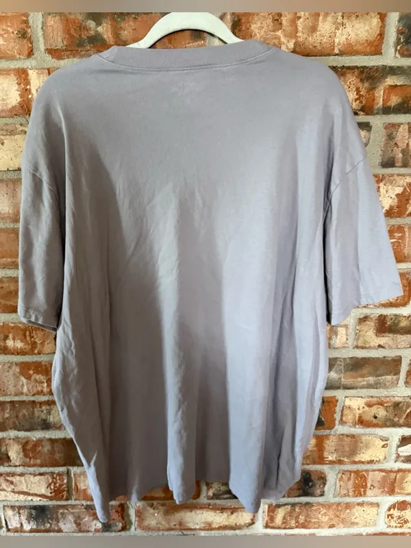 Abercrombie & Fitch Gray Short Sleeve Boyfriend Crew Tee - Image 3