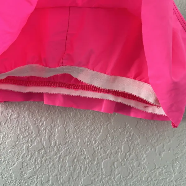 Free‎ People Womens Large Hot Pink Ruffle Spandex Nylon Bikini Top - Image 3