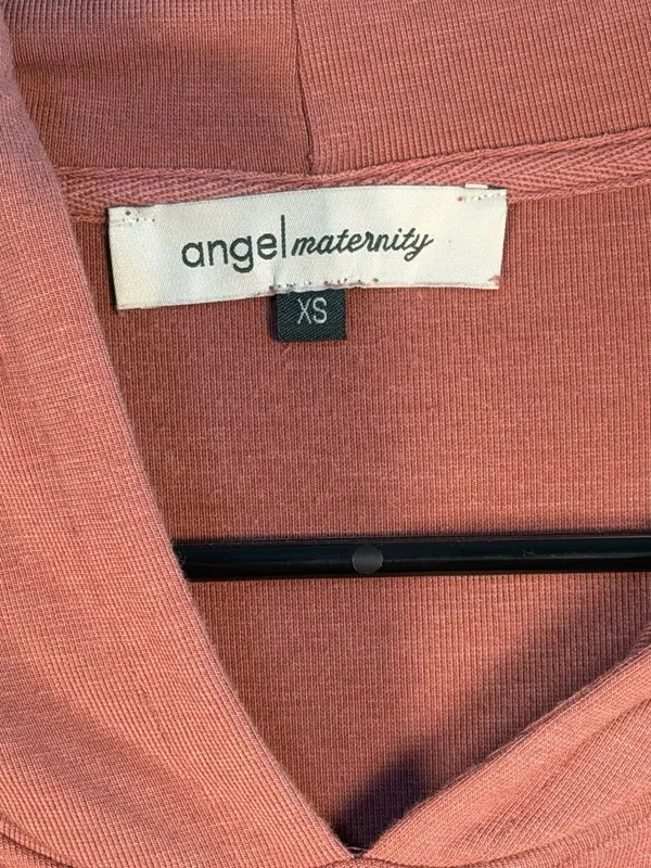 Angel Maternity Nursing Hoodie Mauve Size XS - Image 2
