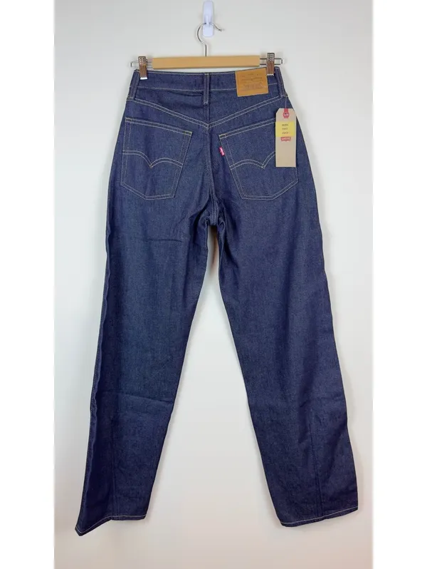 Levi’s Premium Baggy Dad Barrel Jeans Women 25x32 Dark Wash NWT 100% Cotton - Image 10