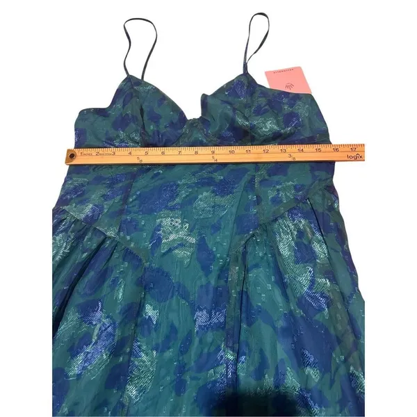 NWT Hello Molly Fresh Nectar Midi Dress Blue Size XL (14) - Image 10