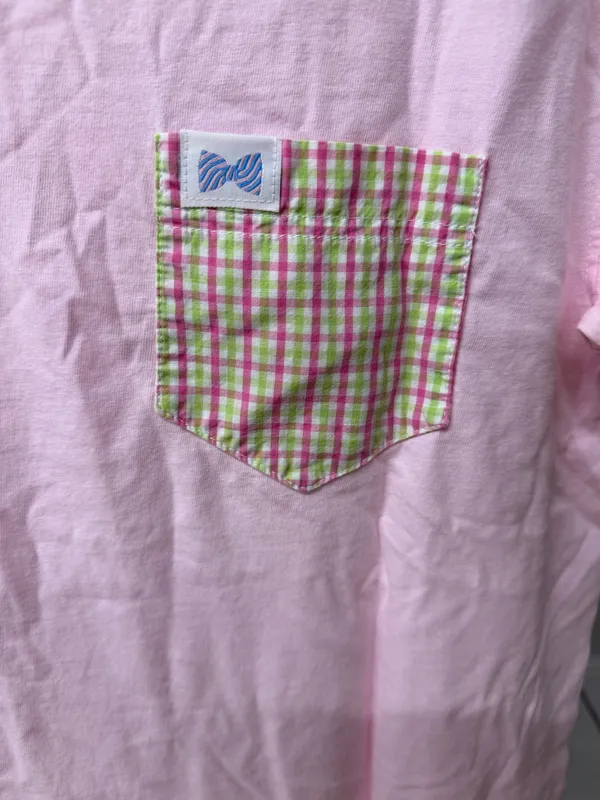 The Fraternity Collection Pink Pocket Tee - Image 2