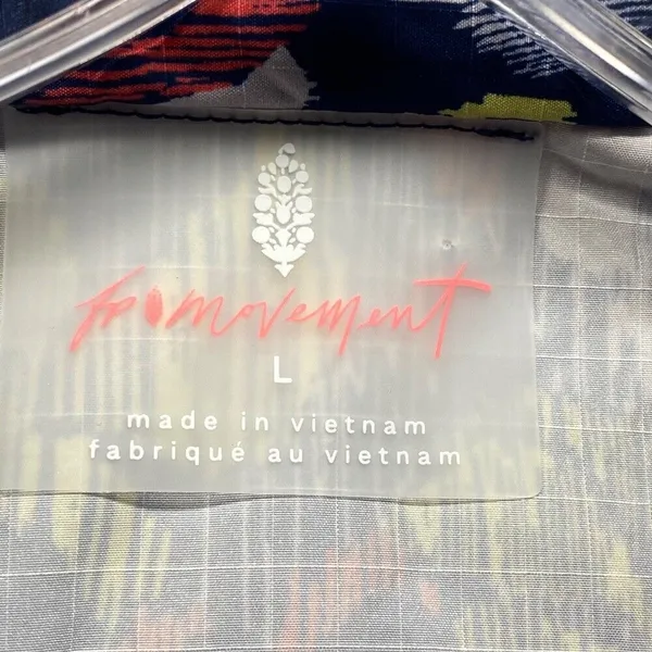 FP Movement‎ Floral Print Vest Full Zip Sleeveless Jacket Lightweight L - Image 4