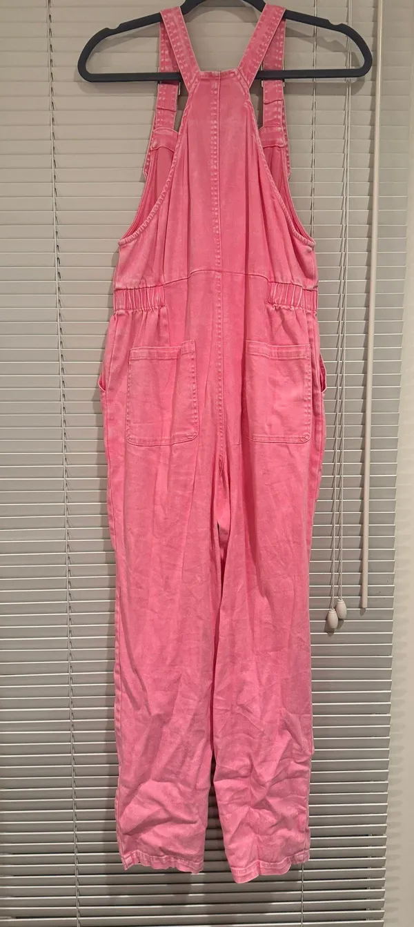 Skies Are Blue Pink Jumpsuit - Image 3
