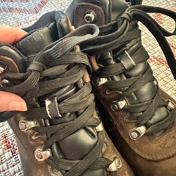 NEVADOS |‎ Women's Waterproof Brown Leather Lace Up Hiking Boots, 7W - Image 6