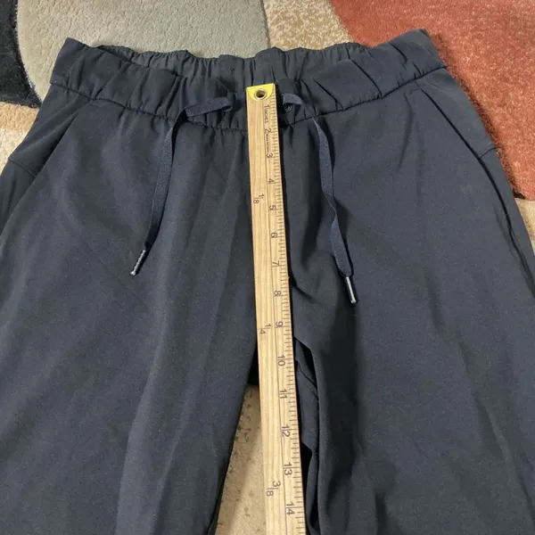 Lululemon On The Fly Luxtreme 7/8 Jogger Pant Womens 6 Black Tapered W5ALWS - Image 3
