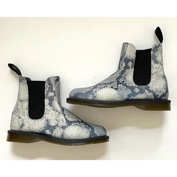 Dr. Martens Flora Asciano Slip On Chelsea Ankle Bootie Gray Size 36/US 6.5 NEW - Image 9
