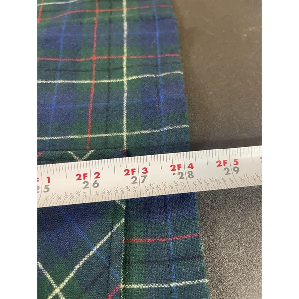 Pendleton Originals Wool Plaid Blazer Jacket Shacket Top L Green Blue Tartan 90s - Image 7