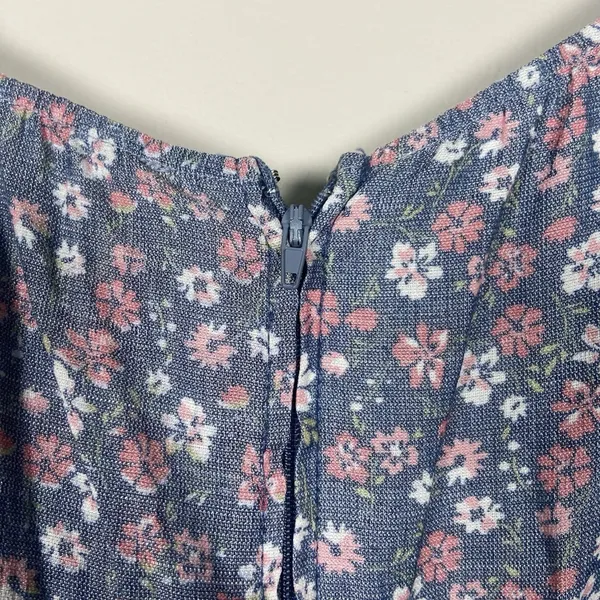 Altard State Dress Womens Size XS Blue Floral Babydoll‎ Tiered Peasant Cottage - Image 8