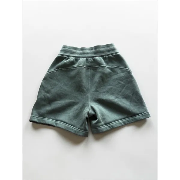 Lululemon Green Cotton Fleece‎ Drawstring Shorts Size 2 - Image 2