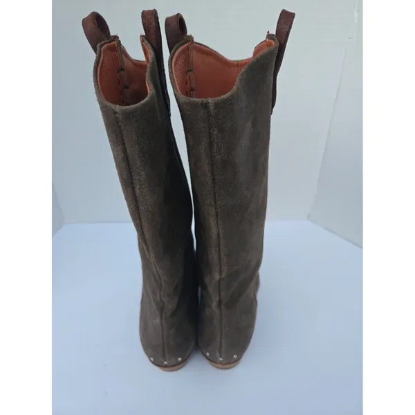 Free People We The Free Montage Tall Western Boots Chocolate Brown Sz 6.5 - Image 4
