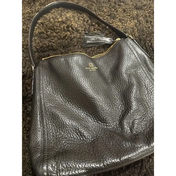 Kate Spade black leather purse - Image 2