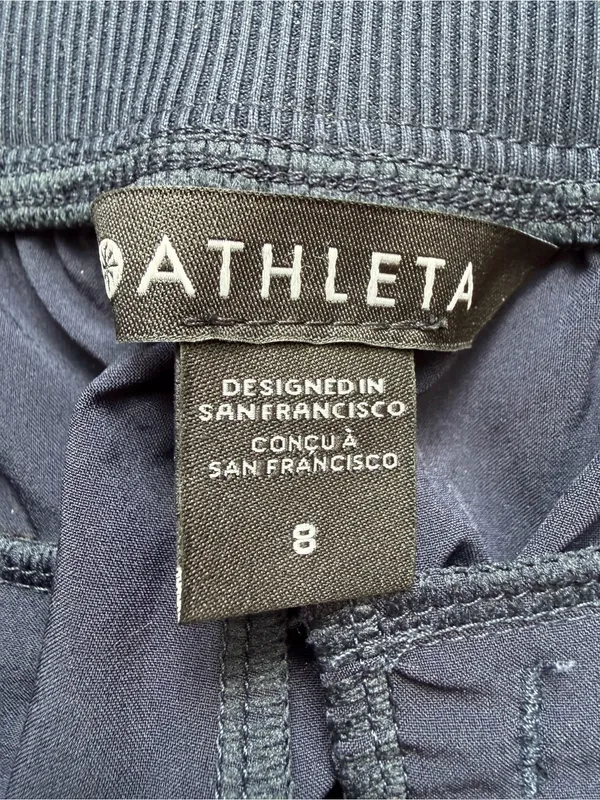 Athleta Brooklyn Ankle Pant in Navy Size 8 Casual Wrinkle Resistant Stretch - Image 9